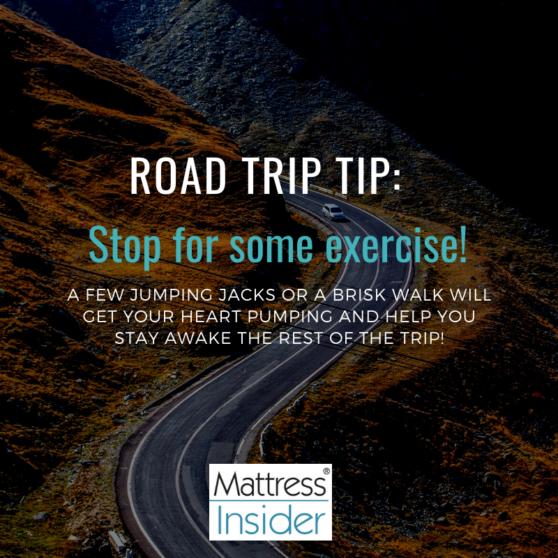 Are you headed out on a long weekend road trip? Take a break every two hours to help your circulation. Whether it’s a short walk to see a roadside attraction or just to do some stretching, any movement will help.
#MattressInsider #RoadTripTips #WeekendRoadTrip