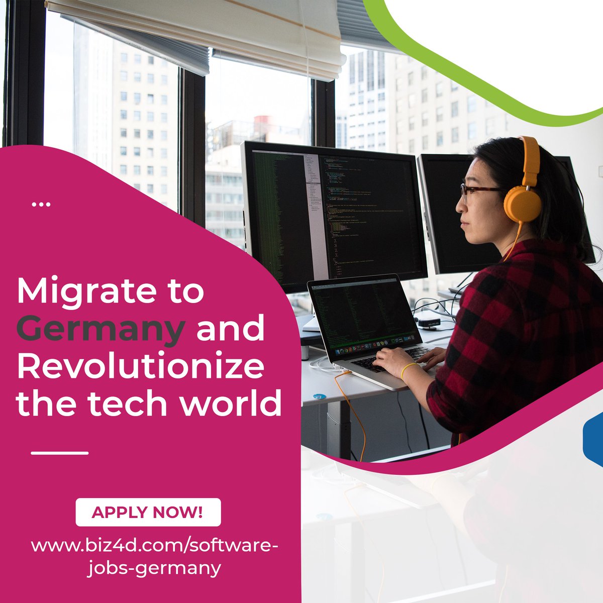 Talents2Germany's tweet image. 🌍✈️ Ready to be a game-changer? Migrate to Germany and revolutionize the tech world! 🇩🇪🚀 Join a vibrant ecosystem, collaborate with industry pioneers, and ignite innovation that disrupts the status quo. Let's shape the future of technology together! 💡💻 #MigrateToGermany