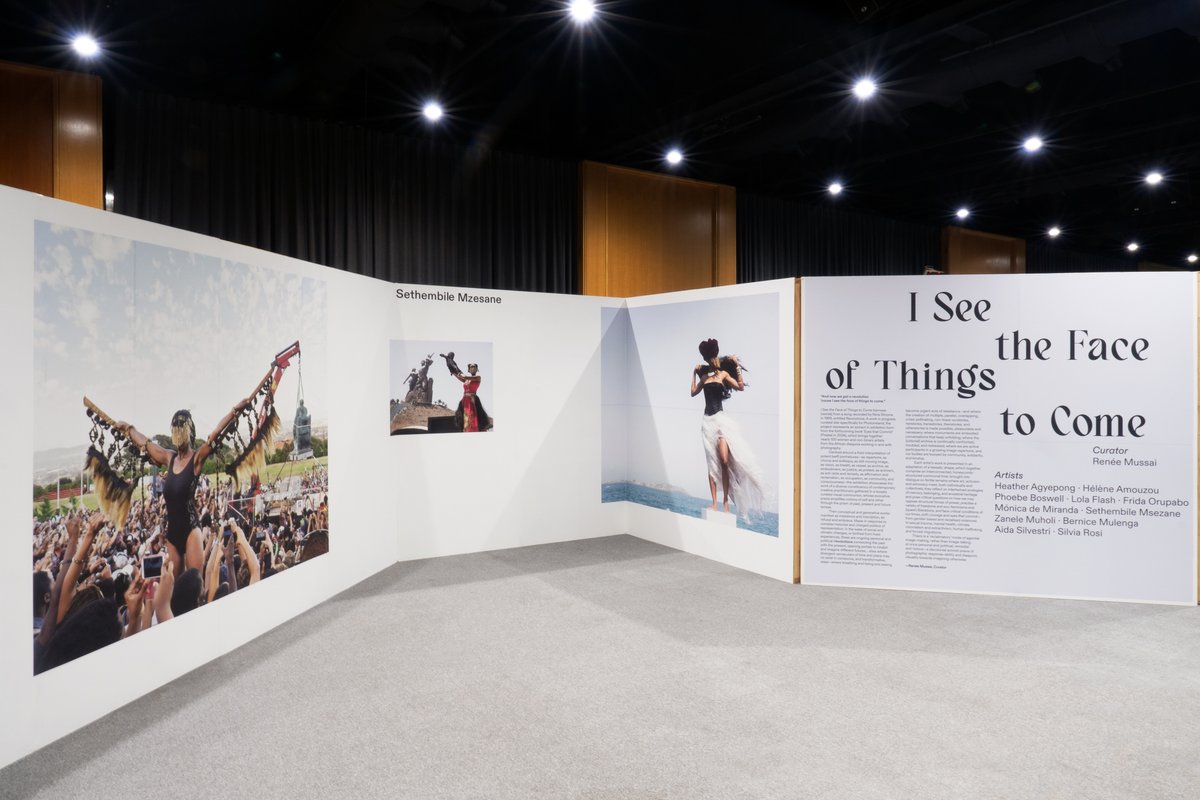 Last Chance to visit the main exhibitions of PhotoIreland Festival at Dublin Castle! See our latest newsletter here: photoireland.org/newsletters/20…
[Image: Part of the exhibition ‘I See the Face of Things to Come’ curated by Renée Mussai for <a href="/PhotoIrelandFST/">PhotoIreland Festival 2023</a> presented at The Printworks]