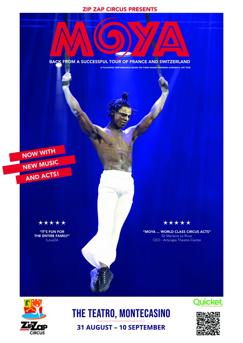 Collett Dawson (@collettdawson) on Twitter photo I can't wait to be back in Cape Town in less than 2 weeks for the opening of <a href="/zipzapcircus/">Zip Zap Circus</a> spectacular show MOYA!
5 shows only: 3-6 Aug so get booking now at <a href="/Computicket/">Computicket</a>
Then it's Joburg's turn!
31 Aug - 10 Sept at The Teatro at <a href="/MONTECASINOZA/">MONTECASINO</a>
Tickets at <a href="/QuicketSA/">Quicket South Africa</a> I can't wait to be back in Cape Town in less than 2 weeks for the opening of <a href="/zipzapcircus/">Zip Zap Circus</a> spectacular show MOYA!
5 shows only: 3-6 Aug so get booking now at <a href="/Computicket/">Computicket</a>
Then it's Joburg's turn!
31 Aug - 10 Sept at The Teatro at <a href="/MONTECASINOZA/">MONTECASINO</a>
Tickets at <a href="/QuicketSA/">Quicket South Africa</a>