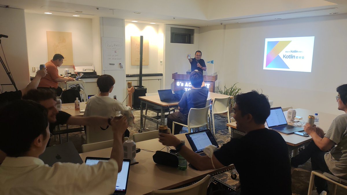 kano_miori's tweet image. はじましましたー！
本日はジーズ会場でかんぱーい！
#love_kotlin