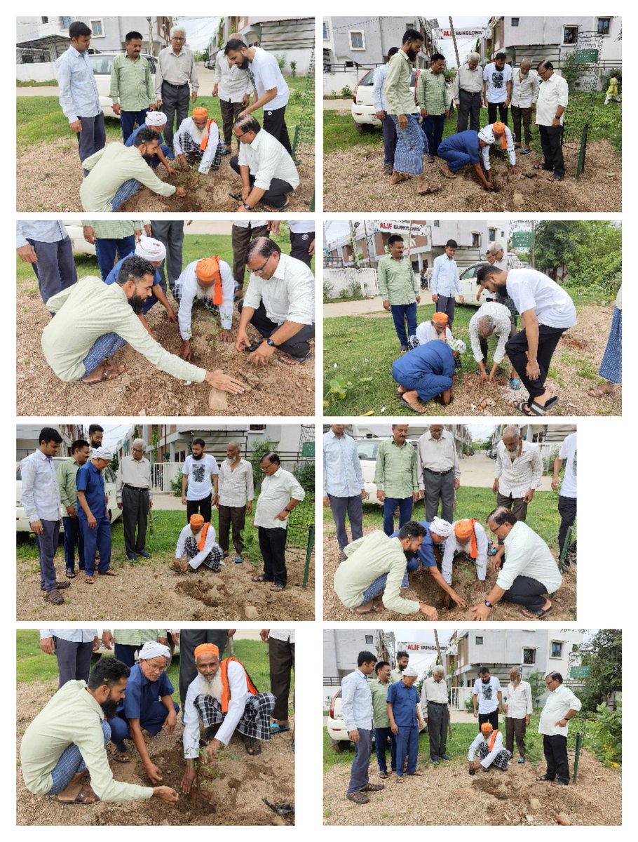 Sajid3008's tweet photo. Trees Plantation by Alif Bunglows Residents (Gorwa).
#Green_Earth
#trees4health
#greencity_cleancity
@VMCVadodara
@ourvadodara
@GujForestDept
@vsanskarinagari
@CommissionerVmc https://t.co/NyYpRnOOxm