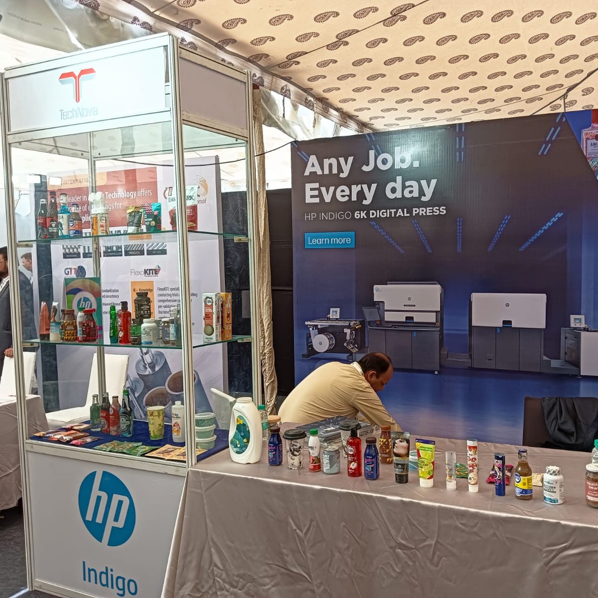 TechNovaWorld's tweet photo. #TechNova & #HP Indigo at the LMAI Conference showcasing how Imagination meets Innovation for a Sustainable tomorrow. Delegates explore versatile applications from labels and flexible packaging to folding cartons & more at their booth.
#LMAI #Labeling #Packaging #DigitalPrinting https://t.co/1Xi3ILMtSz