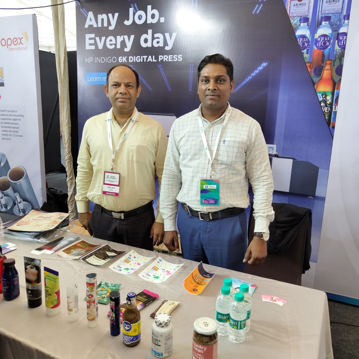 TechNovaWorld's tweet photo. #TechNova & #HP Indigo at the LMAI Conference showcasing how Imagination meets Innovation for a Sustainable tomorrow. Delegates explore versatile applications from labels and flexible packaging to folding cartons & more at their booth.
#LMAI #Labeling #Packaging #DigitalPrinting https://t.co/1Xi3ILMtSz