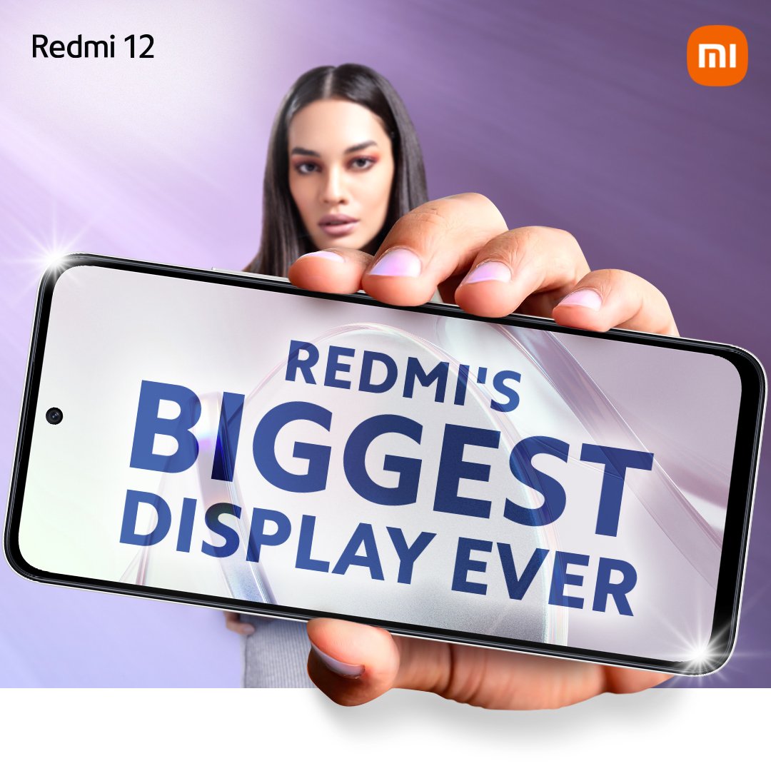batchumalli's tweet photo. Dear @All , 

Get Ready for a #Cinematic Treat Right in Your Hands! 🤩

The New #Redmi12 Brings our Biggest Display Ever, Making it Perfect for all your Entertainment Cravings!😍

Launching on 1st August 2023.🎉

#Redmi12 ❤ #BiggestDisplay https://t.co/NVrYj0EOBg