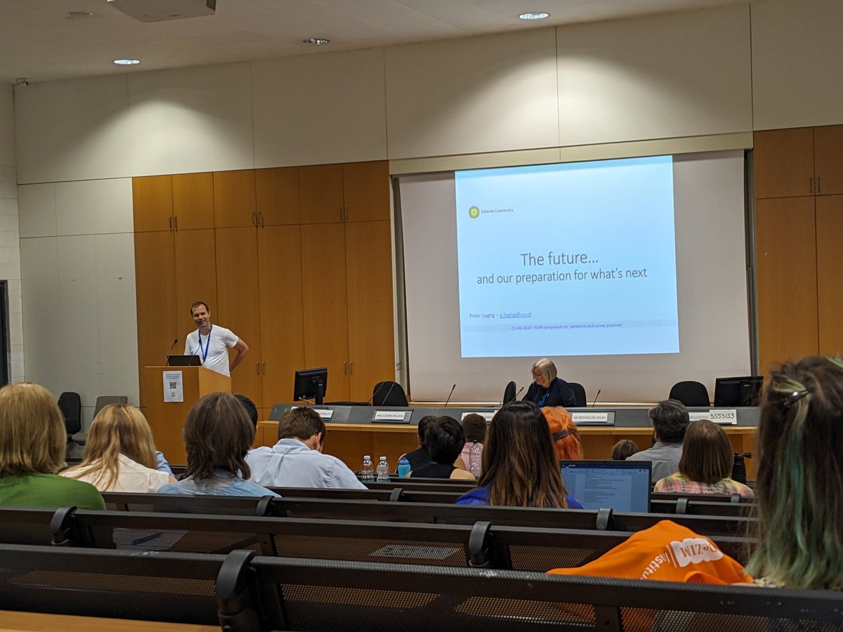 Grace Chang (@gczching) on Twitter photo #ESRA23 <a href="/PeterLugtig/">Peter Lugtig - now also on Bluesky</a> talks abt what went right (swift adaptation, collected data, ad-hoc initiatives eg Facebook studies, Mannheim Corona study, which had impact) & wrong in surveys (no good random sample, lack of funding, too many surveys) during Covid & the need to link studies #ESRA23 <a href="/PeterLugtig/">Peter Lugtig - now also on Bluesky</a> talks abt what went right (swift adaptation, collected data, ad-hoc initiatives eg Facebook studies, Mannheim Corona study, which had impact) & wrong in surveys (no good random sample, lack of funding, too many surveys) during Covid & the need to link studies