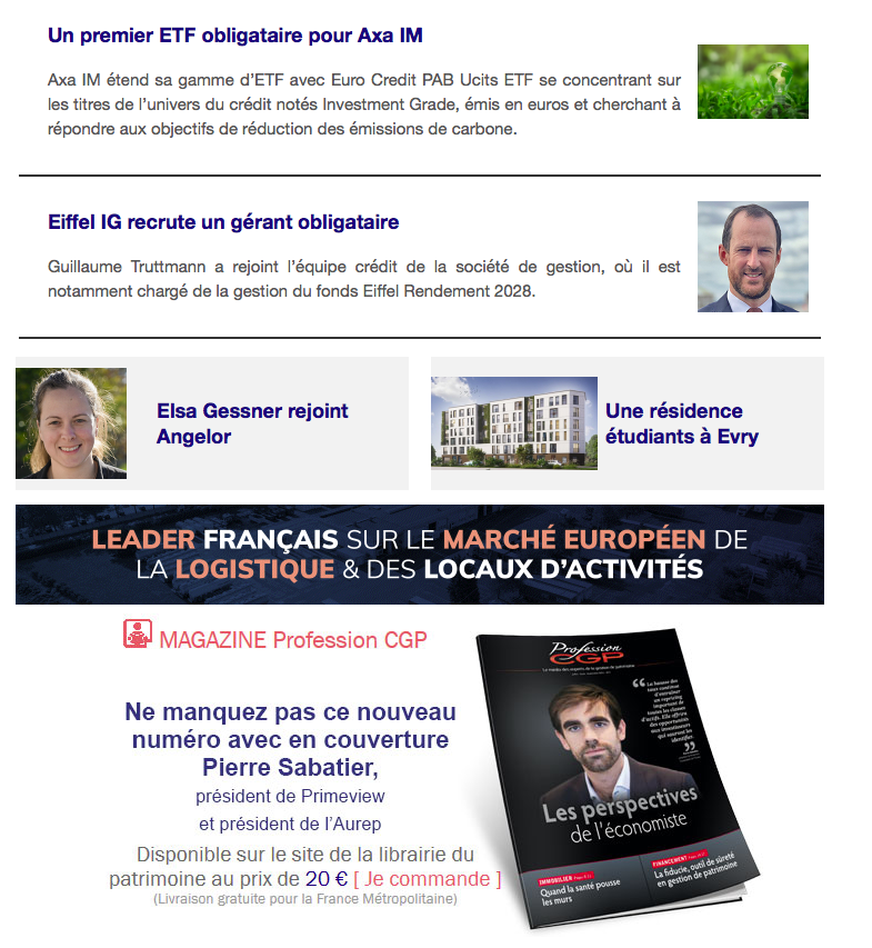 🔴 #CGP, ça s'est passé cette semaine ! Découvrez dans cette News Hebdo, les actus en #GestionDePatrimoine qu'il ne fallait pas manquer !

➡️ tinyurl.com/msbaaez5

#AssetManagement #Immobilier #AssuranceVie #PrivateEquity #Epargne #Fintech