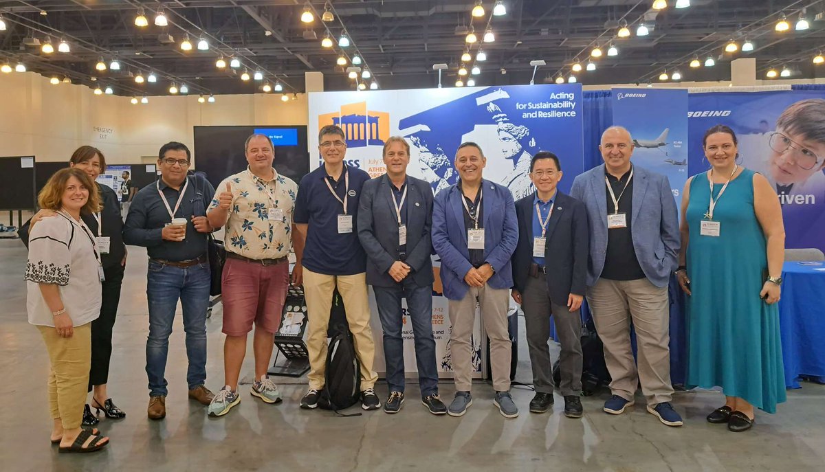 📷What an exciting week 16-21/7/2023 in Pasadena! 
📷 #IGARSS2024 Local Organizing Committee &amp; #CONVIN at the #IGARSS2023, the flagship conference of the <a href="/IEEE_GRSS/">IEEE Geoscience and Remote Sensing Society</a>. 
📷 We welcomed all the attendees at Booth #605 with traditional melekounia! 
📷 See you in Athens next year!