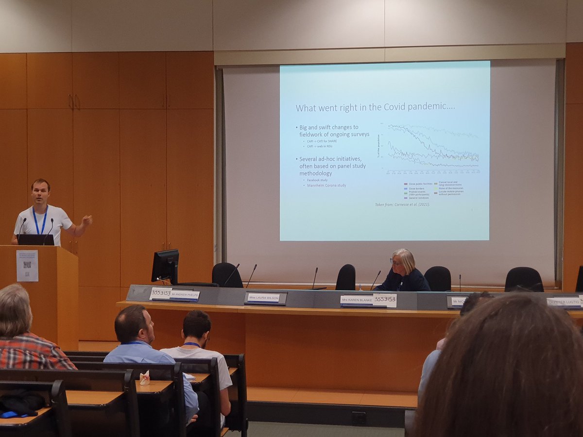 CarinaCornesse's tweet photo. So happy to see that the survey resesarch community recognizes the @gip_study effort to collect data early on during the #COVID19 pandemic as a positive #infrastructure example @ESRAsurvey #ESRA23! Thank you, @PeterLugtig !! https://t.co/X0bDSi6fKH