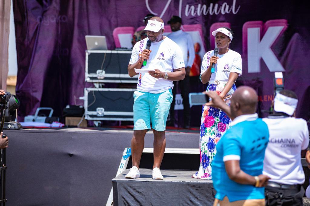 Miss Uganda graced the Nyaka Annual Walk with her presence to create awareness and fight against Sexual and Gender based violence.
#NyakaWalk23 #NyakaSGBVWalk 
#Otakikora #DontDoIt