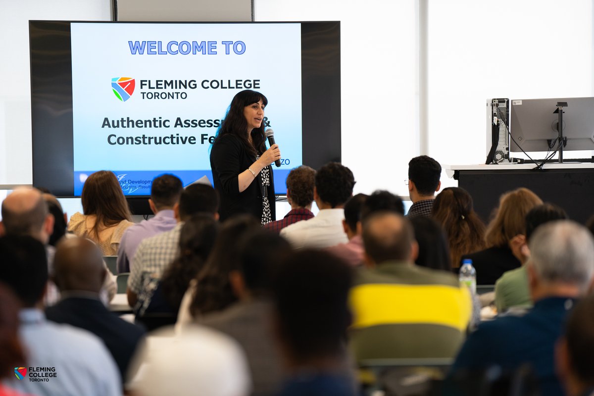 On June 30, Fleming College Toronto hosted an insightful Professional Development session, bringing together 51 dedicated faculty members eager to enhance their teaching practices and explore innovative assessment strategies.

#ProfessionalDevelopmentSession  #TeachingPractice