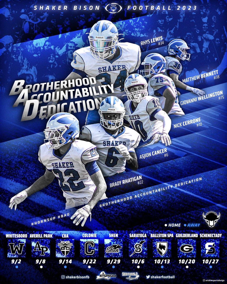 🔥2023 Schedule Poster🔥 courtesy of <a href="/erickim4231/">Eric Kim</a> #BAD #TrustInTeam