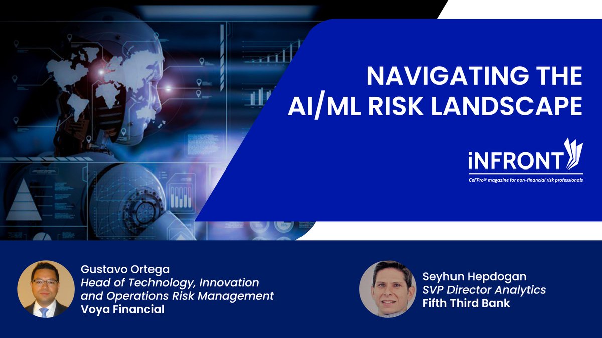 #AI &amp; #ML are transforming financial services, enhancing productivity &amp; reducing errors. But with progress comes risks! 

Discover how experts navigate AI/ML risk in CeFPro's iNFRont Magazine. FREE download: cefpro.com/magazine/
 #Fintech #TechNews