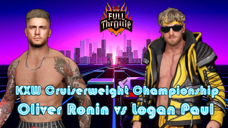 CrackjawRecords's tweet photo. MASSIVE MATCH SET FOR #KXWFullThrottle as Oliver Ronin won a 30 Cruiserweight Rumble on tonight's #KXWVoltage and as a result he will now challenge Logan Paul for the KXW Cruiserweight Championship. It was Ronin's first match tonight! What a debut! https://t.co/TuIRRBJo3B