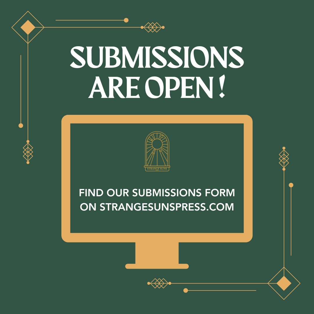 StrangeSunsED's tweet photo. Something strange is here...
HAPPY LAUNCH DAY!!!
Our submissions are officially open. If you're looking for services to make your novel a reality, we're here to help. Visit the link in our bio to learn more about what kind of services we offer and to submit your manuscript today! https://t.co/rWCehBtp5J