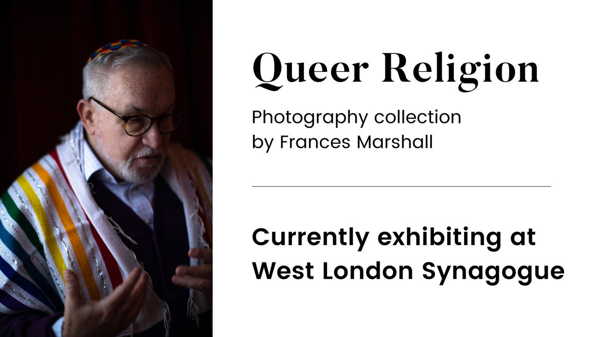 I’m so happy that #QueerReligion is currently being exhibited at its second location of the UK tour, at the West London Synagogue. Thank you so much for the amazing continuous support for this collection ♥️ To read more please visit queerreligion.com @tweetWLS