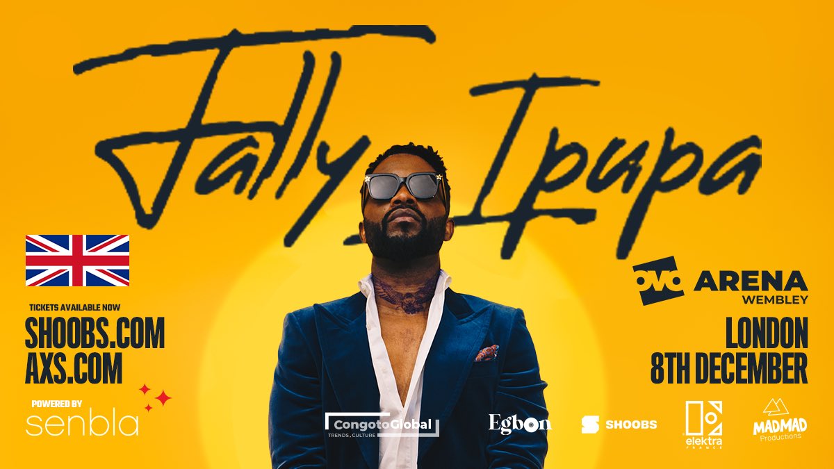 Moko3000's tweet photo. London tickets available now
@FallyIpupa01 8th Dec | @OVOArena Wembley
▸ https://t.co/fmYQi1bUoa 🎟️ https://t.co/cTJMRrwfNi 🎟️ TICKETMASTER 🎟️ https://t.co/nfs3uCSC7J