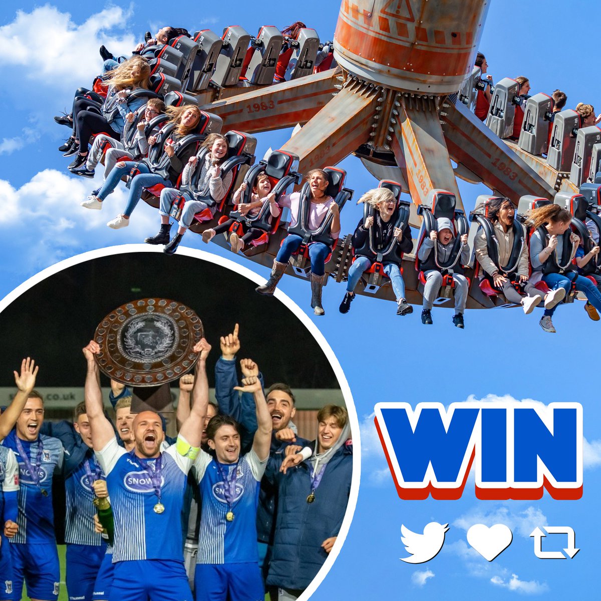 CALLING ALL FOOTBALL FANS! ⚽️ We're giving you the chance to win a Matchday experience at AFC Totton PLUS a Family Ticket to @PaultonsPark Be a Matchday Mascot, meet the players and receive a football signed by all The Stags 🦌 To enter, visit: bit.ly/44IJAB3