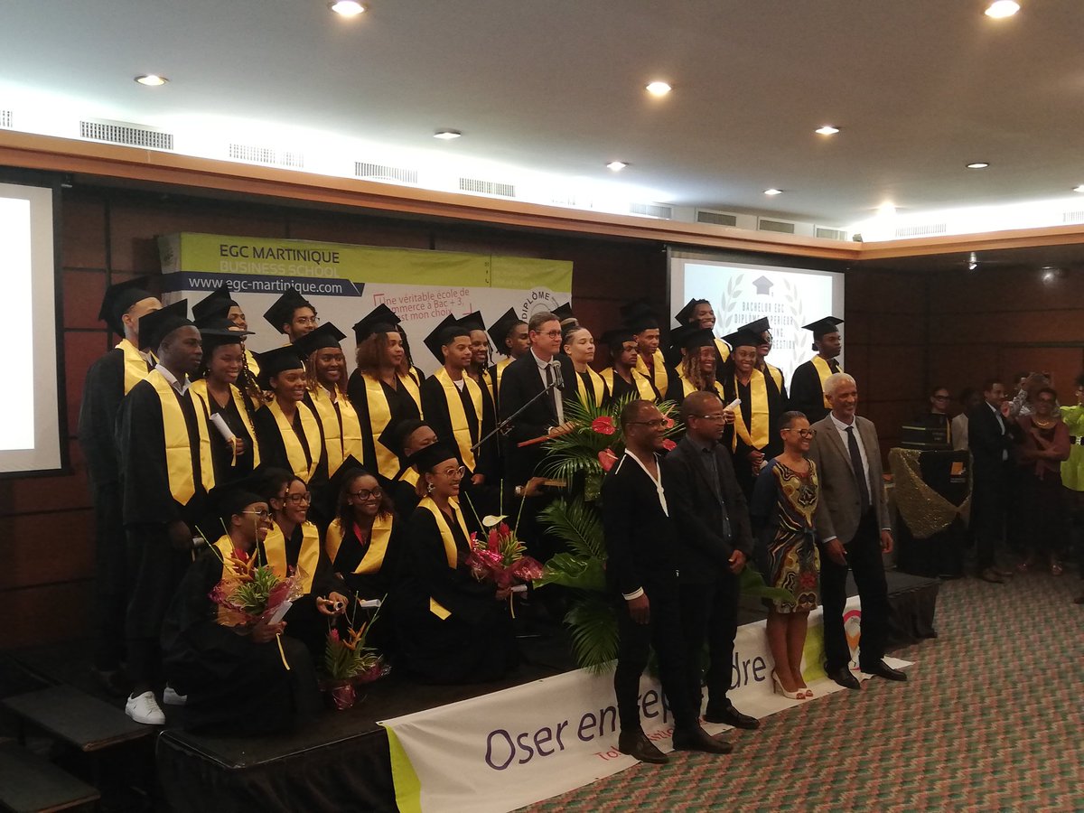 35ème cérémonie de Remise des Diplômes du Bachelor #EGC #Martinique