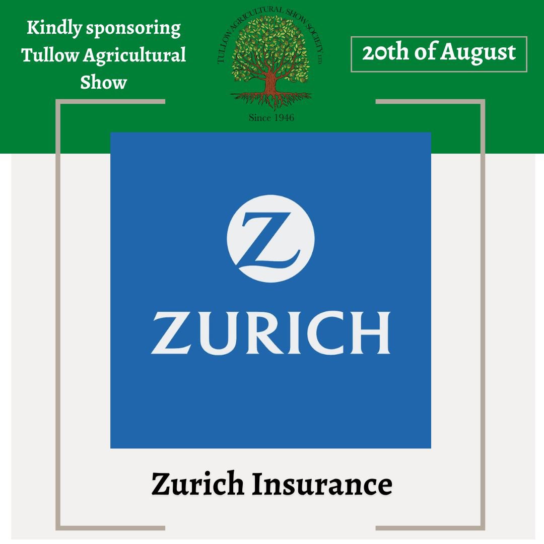 Tullowagrishow's tweet photo. We are proud to introduce some of our fantastic sponsors and want thank them for their generosity towards Tullow Agricultural Show ⭐️ We would not be where we are without their continued support!
#supportoursponsors @AbpFoods @CRWynneLtd @IFAmedia @Zurich https://t.co/G9GFDAcjx5
