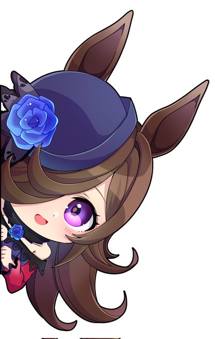 ひょっこりライスちゃんライスシャワー#ウマ娘 