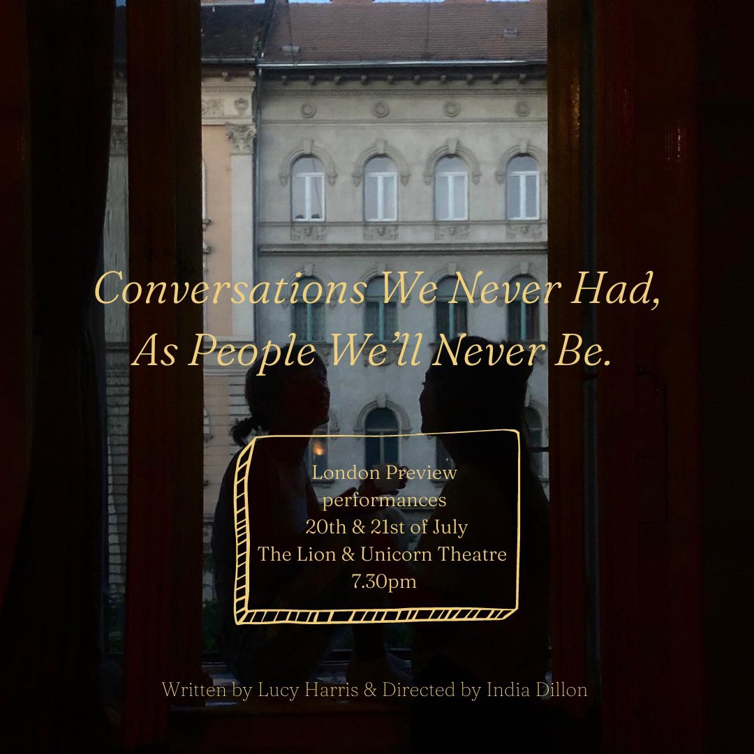 bossybitchprods's tweet photo. Anyone London-based and wanting to watch a stunning #edfringepreview, make sure to catch @OMTheatreCo's "Conversations we never had as people we will never be", playing at the @LandUTheatre tonight. This is a truly gorgeous piece of writing!! #edfringe23 #femifringe https://t.co/kLQvVOXgDE