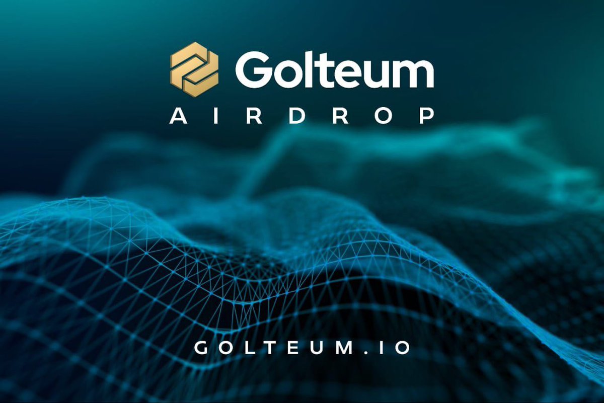 New Airdrop: Golteum  
Reward: $10 in GLTM
News:  CertiK, Chainlink
Distribution date: After TGE

🔗Airdrop Link: givelab.com/golteum-airdro…

- Complete all tasks of the airdrop
- Submit your ETH wallet address
- For 1000 Lucky Random participants