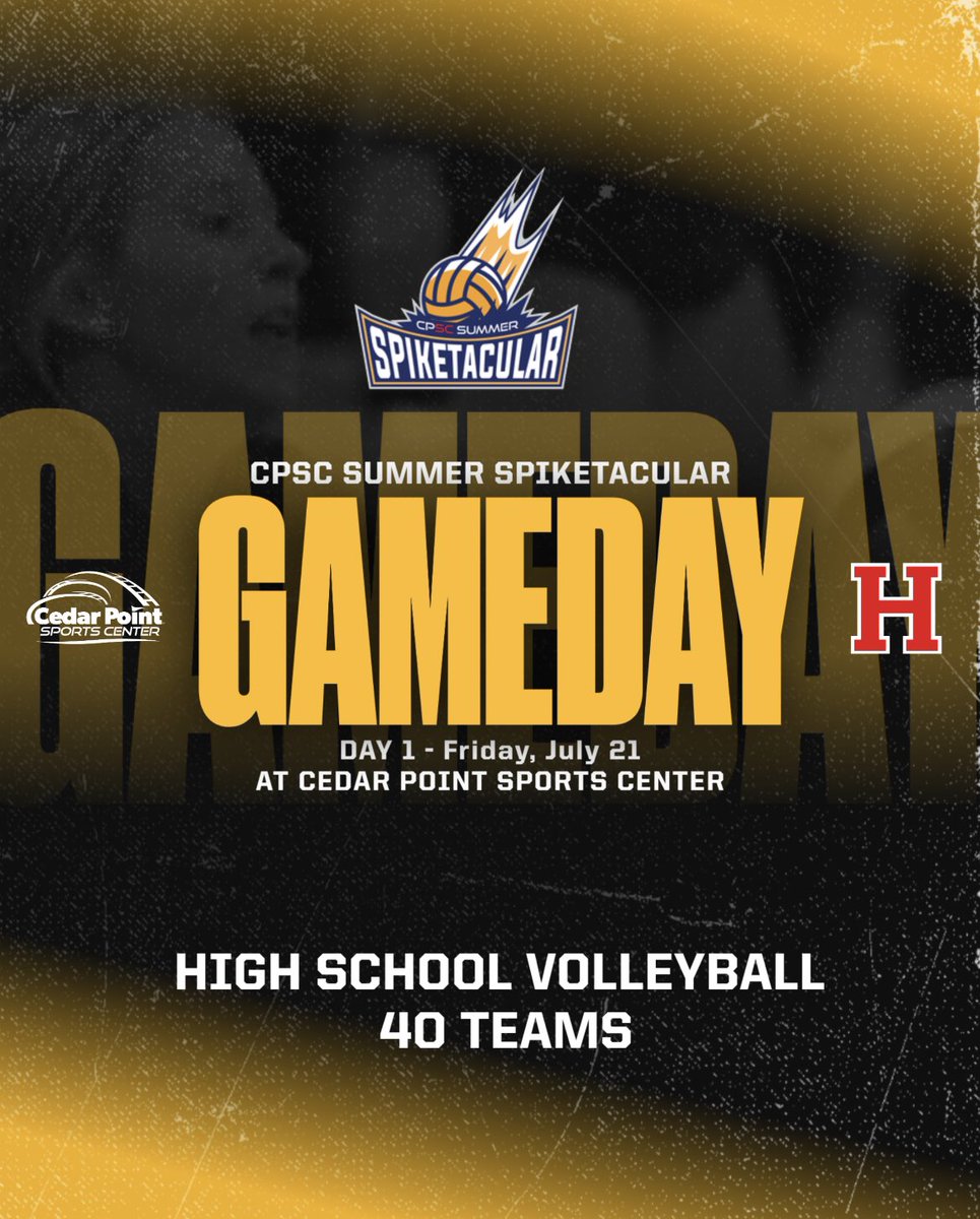 It’s GAME DAY for 40 High School Volleyball teams!!!

📍<a href="/CPSportsCenter/">Cedar Point Sports Center</a> 
⏰8:00am
🎟$10/day or $15/weekend
📊 docs.google.com/spreadsheets/u…

📺 ballertv.com/events/cpsc-hi…

<a href="/BallerTV/">BallerTV</a> <a href="/ballertvvb/">BallerTV Volleyball</a> @BillyHeyen