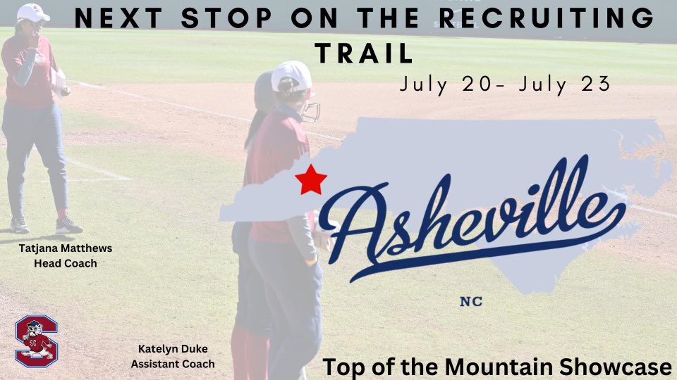 Back to the mountain. Come see your SCSU coaches in Asheville!