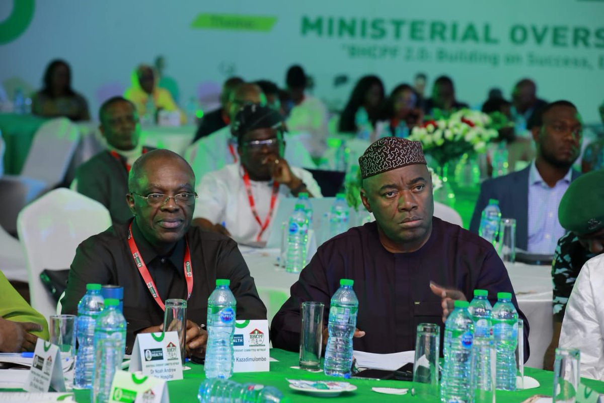 WMulombo's tweet photo. It is  day 2 of the Basic Healthcare Provision Fund (BHCPF) Ministerial Oversight Committee (MoC) Retreat. Agenda includes PHC infrastructure, Quality of Care, Public Financial Management &amp; Accountability @WHONigeria @Fmohnigeria @NphcdaNG @NCDCgov https://t.co/IC2Ihjjm3Z