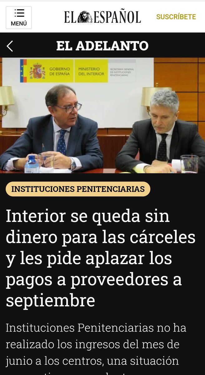 La nefasta gestión de #sosprisiones esté el partido que esté @anadebande @NunezFeijoo @Santi_ABASCAL @PabloCamPiq @mariapg1980 #estatuto #equiparacion hace tiempo que toda la Secretaría General y el ministro debieran estar cesados.