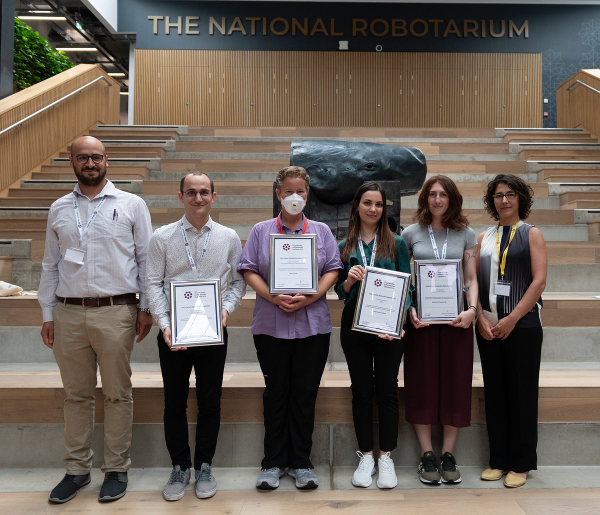 UKRI TAS Hub (@tas_hub) on Twitter photo Early Career Researcher Award winners announced by <a href="/HoriaMaior/">Horia Maior</a> & <a href="/Elvira_PV/">Prof 🤩 Elvira Perez Vallejos</a> at TAS’23
<a href="/ABoudouraki/">Andriana Boudouraki</a> @UniOfNottingham @CubeCC (not pictured) <a href="/EdinburghUni/">The University of Edinburgh</a> <a href="/A_Kordoni/">Dr Anastasia Kordoni</a> <a href="/LancasterUni/">Lancaster University</a> <a href="/EikeSchneiders/">Eike Schneiders</a> <a href="/YellowBicyclist/">Dr Helen Smith</a> <a href="/BristolUni/">University of Bristol</a>
Full details tinyurl.com/ynec5w77 Early Career Researcher Award winners announced by <a href="/HoriaMaior/">Horia Maior</a> & <a href="/Elvira_PV/">Prof 🤩 Elvira Perez Vallejos</a> at TAS’23
<a href="/ABoudouraki/">Andriana Boudouraki</a> @UniOfNottingham @CubeCC (not pictured) <a href="/EdinburghUni/">The University of Edinburgh</a> <a href="/A_Kordoni/">Dr Anastasia Kordoni</a> <a href="/LancasterUni/">Lancaster University</a> <a href="/EikeSchneiders/">Eike Schneiders</a> <a href="/YellowBicyclist/">Dr Helen Smith</a> <a href="/BristolUni/">University of Bristol</a>
Full details tinyurl.com/ynec5w77