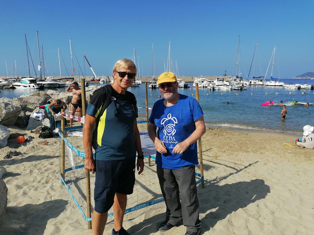 Il 20 luglio <a href="/GSammuri/">Giampiero Sammuri</a>  guidato da Umberto Mazzantini di <a href="/LegAmbiente_AT/">Legambiente_AT</a>  ha girato i siti di nidificazione all' #elba di #carettacaretta accertati fino ad oggi. Tre su cinque sono dentro il Parco #isoletoscane
islepark.it/il-parco-infor…