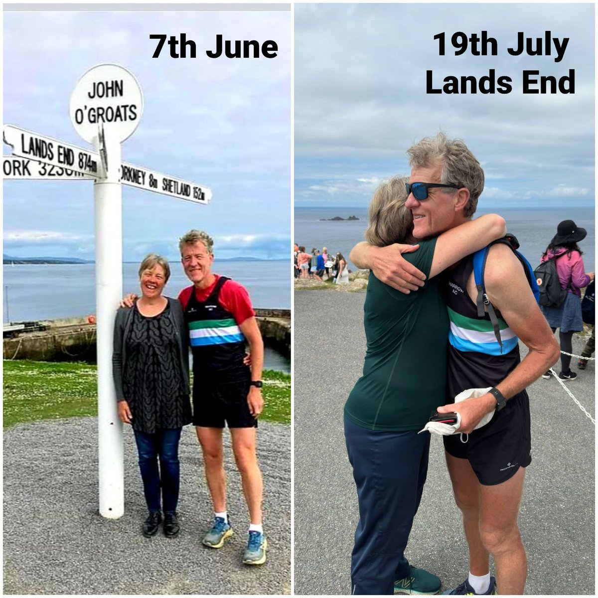 HarrowAC's tweet photo. Congratulations @chrisfinill 
43 days of running
#EverPresent London Marathon ✅
Run USA coast to coast ✅
#Ultrarunning https://t.co/l8gTxDQ1wb