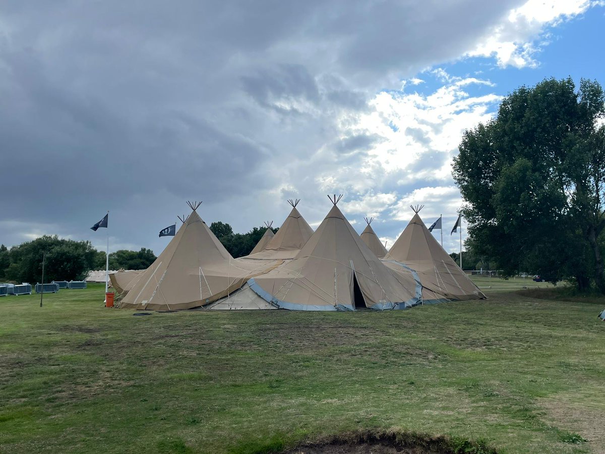Absolutely loved working with the Golf Open again this year at Hoylake. All About ME are providing a range of reception areas and Bar structures including.
📷10m x 30 Reception tipi area
📷Tipi Fire cracker bar which is 7 tipis joined together
📷Glamping tipis
📷and much more