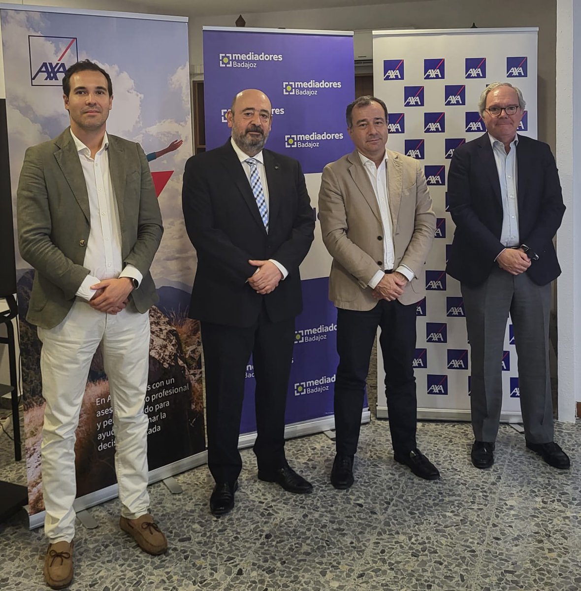 AXA España y el Colegio de Mediadores de Badajoz firman un acuerdo de colaboración
