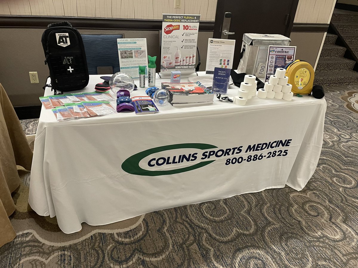 What ATs are coming to @GO_NYSATA meeting in the #bestchester?Come say hi and check out our featured products! @SOATS_ATs @EATA49 @natad2 @NATA1950 @NSportsmed @ShoulderSphere @vyvtech @MoveInsoles @BoostO2 @StopainClinical @foobagfoo @GUEnergyLabs @aryseoriginal @Incrediwear