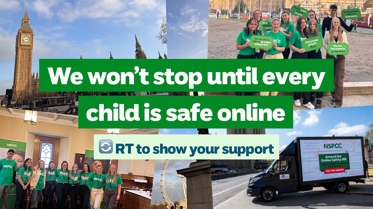 🚨#OnlineSafetyBill update! We want the Online Safety Bill to keep as many children safe as possible. Thanks to your help and support, the Govt. have listened and made the bill even stronger. We're pleased to see these three big changes introduced recently 👇 🧵 [1/2]
