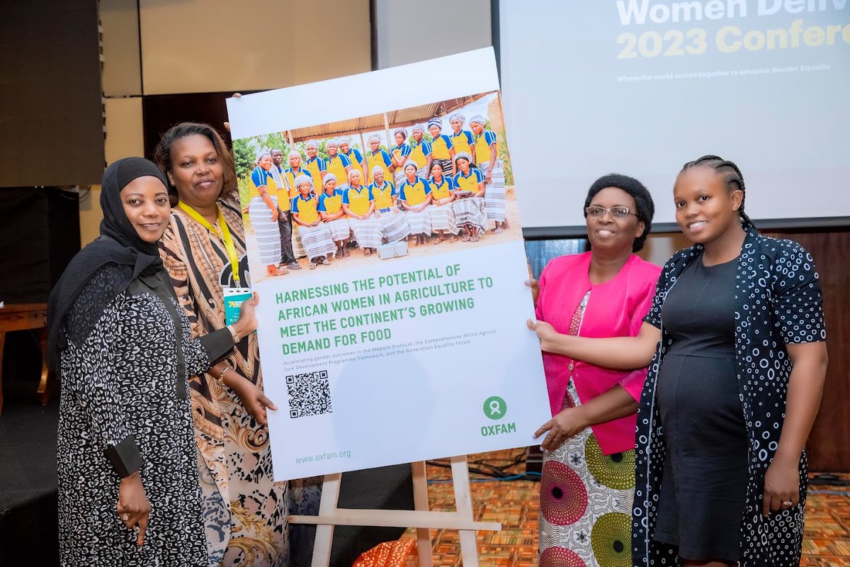 At #WD2023, Oxfam, partners and goverment officials came together to highlight ➡️ the important role women have in climate mitigation ➡️ the importance of having their voices in decision making process.