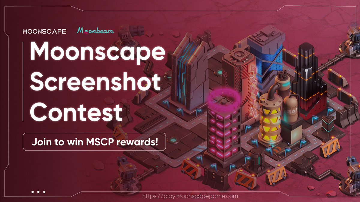 Seascape Network (@seascapenetwork) on Twitter photo 🚀 Moonscape Screenshot Contest 🚀
Date: 21/07 - 04/08, 12pm UTC
Rewards: $100 MSCP, 10 winners
1⃣ Follow Seascape and <a href="/MoonscapeGame/">Moonscape | Season 1 NOW LIVE</a> Twitter accounts.
2⃣ RT, comment your screenshots, and tag #Moonscape.
3⃣ Submit via the form: docs.google.com/forms/d/e/1FAI…
4⃣ EX Pts: Share your 🚀 Moonscape Screenshot Contest 🚀
Date: 21/07 - 04/08, 12pm UTC
Rewards: $100 MSCP, 10 winners
1⃣ Follow Seascape and <a href="/MoonscapeGame/">Moonscape | Season 1 NOW LIVE</a> Twitter accounts.
2⃣ RT, comment your screenshots, and tag #Moonscape.
3⃣ Submit via the form: docs.google.com/forms/d/e/1FAI…
4⃣ EX Pts: Share your
