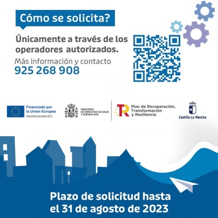 Desarrollo Sostenible CLM (@dsostenibleclm) on Twitter photo (1/2) 🛜 El <a href="/gobjccm/">Gobierno de Castilla-La Mancha</a> anima a solicitar a los consumidores vulnerables severos el Bono Social de Conectividad
#NextGenerationUE
👉 El plazo para solicitarlo está abierto hasta el 31 de agosto
✍️ Consulta aquí ayudasconectividad.castillalamancha.es
📞O llama al 925 268 908 (1/2) 🛜 El <a href="/gobjccm/">Gobierno de Castilla-La Mancha</a> anima a solicitar a los consumidores vulnerables severos el Bono Social de Conectividad
#NextGenerationUE
👉 El plazo para solicitarlo está abierto hasta el 31 de agosto
✍️ Consulta aquí ayudasconectividad.castillalamancha.es
📞O llama al 925 268 908