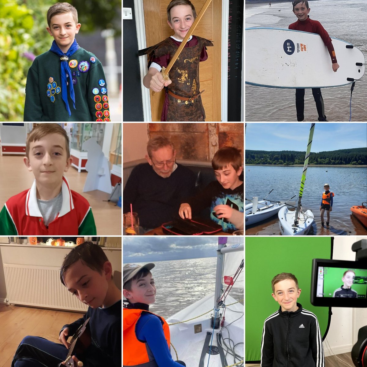 In just one year, he's had so many experiences and made memories to last a lifetime. Sailing, surfing, cricket at Glamorgan, playing Ukulele, to dinner with Michael Rosen and being on film for SID23. Zac's year 22/23. Now, to make more memorable moments this summer.