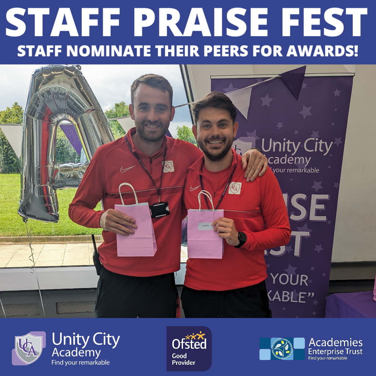 Lift_Unity_City's tweet photo. ...and we wanted to include a few images of some of the winners...just becuase we are so proud of the work our staff do!

(and although Mr Lovatt didn't win as many awards as Miss Bannon - we did feel he deserved two images all the same!😂)

#oneaet #praisefest https://t.co/sXp8vq1WA9