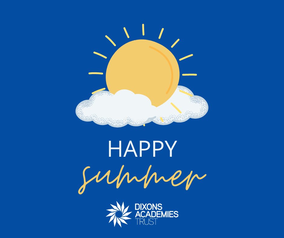 Our schools are breaking up for the summer this week so we just want to say a huge thank you to our staff, students and community for all your hard work and support this academic year. We hope you all have a restful summer (and the sun shines!!)