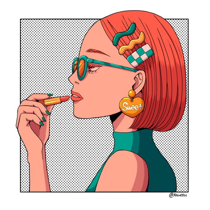 「cosmetics earrings」 illustration images(Latest)