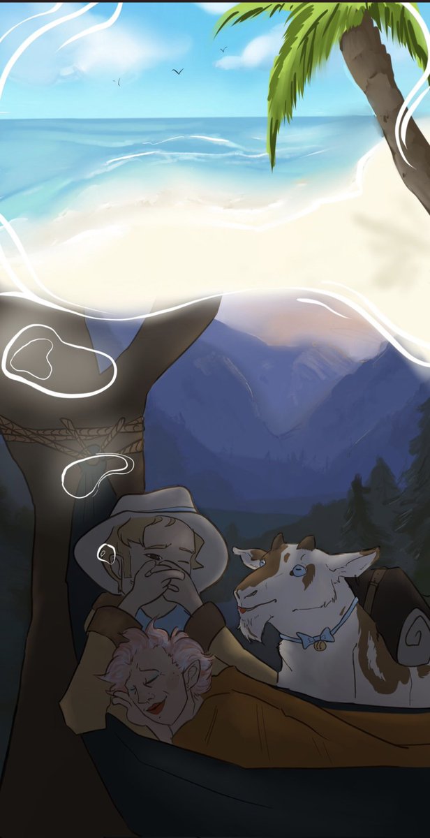 I'm gonna cross post this just cause I'm so GOSH DARN proud of the first illustration I've done in MONTHS