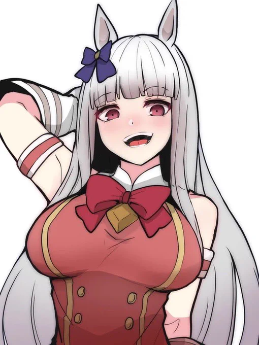 ヘッドギア外したゴールドシップ描くの好き