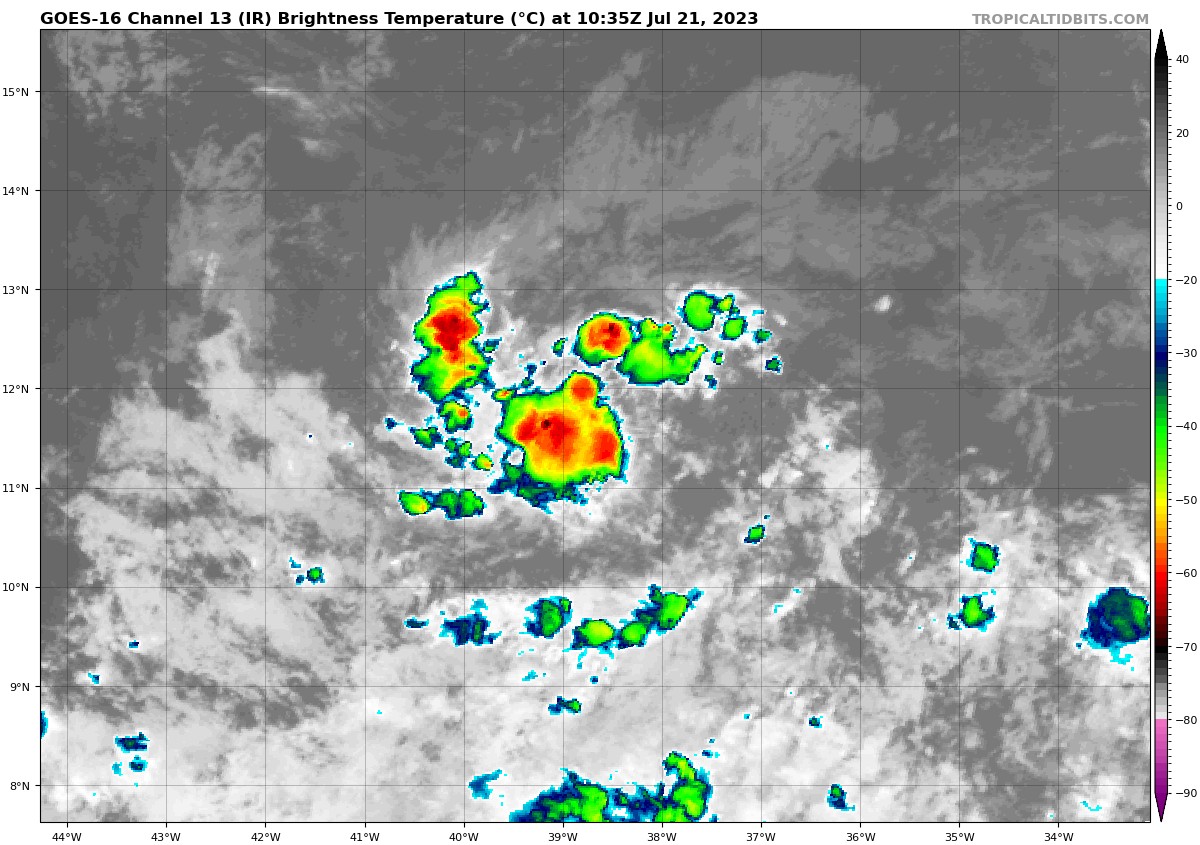 Andy Hazelton on Twitter "Some popcorn convection showing up this