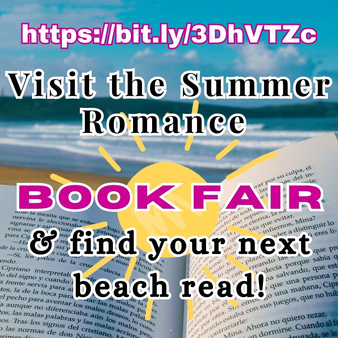 Love 🔥 #Romance 🔥? 
Visit the Summer Romance #Book Fair! ➡️
bit.ly/3DhVTZc

#bookfair #bookfunnel #beachread #romancereads #romancereadersofinstagram #wrpbks #bookstagram #fridayreads #friyay #IARTG #AuthorUpROAR #BookBoost #romancegems #ASMSG #ahagrp #readingcommunity