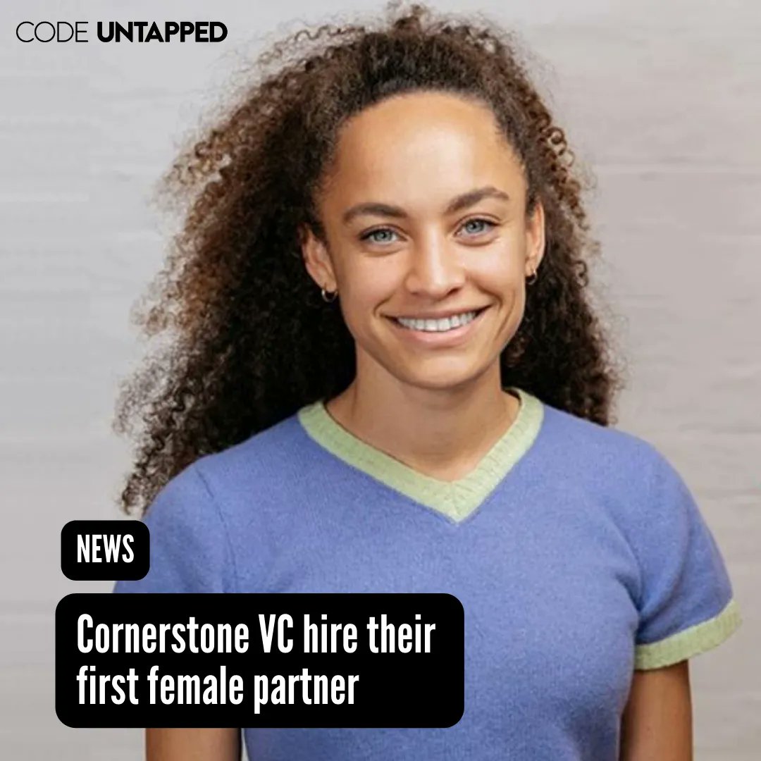 CodeUntapped's tweet image. Black owned VC firm Cornerstone has hired their first female partner Ella Wales Bonner. 

buff.ly/3XT2nqW 

#news #cornerstonevc #partner #investments #diversityintech #technology #bameintech